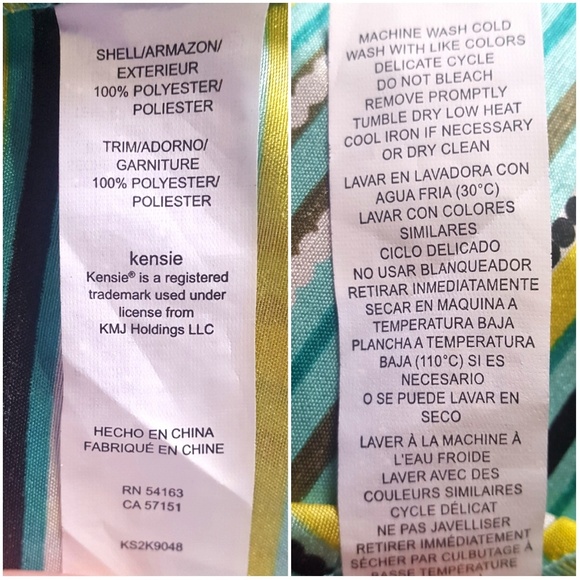 Kensie Dot Stripe Sleeveless Fit and Flare Dress - Picture 7 of 7